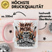 Heavy Metal Tasse Geschenkidee Gottes Entschuldigung Rosa Trendation