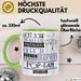 Pop-Fan Geschenk Becher Tasse Gott Schuf Alle Menschen Gleich Nur Die Besten Durfeten Pop-Fan Werden Geschenkidee Lustig Grün Trendation