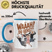 Büroarbeit Kollege Abschied Tasse Geschenk Lustige Geschenkidee Spruch Du Gehst Blau Trendation