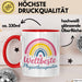 Physiotherapeut Physiotherapie Tasse Geschenk Lustige Geschenkidee Spruch Weltbeste Physiotherapeutin Rot Trendation