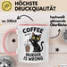 Kaffee Tasse Geschenk Coffee Because Murder Is Wrong Geschenkidee Katze Rosa Trendation