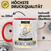 Musikschülerin Tasse Geschenk Becher Stark Attraktiv Furchtlos Musikschülerin Lustige Geschenkidee Rot Trendation
