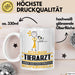 Tierarzt Geschenk Tasse Ich Bin Tierarzt Aber Sag Doch Einfach Superheld Lustige Geschenkdiee für Tierarzt Kaffee-Becher Weiß Trendation