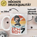 Kinder Tasse Geschenk Ich Bin 7 Ninja Junge Geburtstag Spruch Weiß Trendation