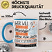 Eishockeyspielerin Tasse Geschenk Spruch Wer Will Schon Prinzessin Sein Wenn Man Auch Eishockeyspielerin Sein Kann Blau Trendation