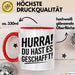 Schüler Abschluss Tasse Geschenk Lustige Geschenkidee Spruch Du Hast Es Geschafft Rot Trendation