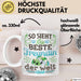 Beste Freundin Tasse "Beste Freundin Der Welt" Geschenkidee für BFF Weiß Trendation