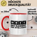 Chemiker Tasse Geschenk Für Chemie-Studenten Genius Das Element Der Inztelligenz Kaffee-Becher Rot Trendation