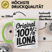 Ilona Tasse Geschenk Original 100% Ilona Geschenkidee Geburtstag Grün Trendation