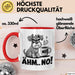 Hund Tierliebhaber Tasse Geschenk Lustige Geschenkidee Spruch Ähm Nö Rot Trendation