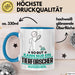 Tierforscher Geschenk Tasse So Gut Kann Nur Ein Tierforscher Aussehen Geschenkidee Kaffee-Becher Blau Trendation