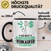 Verkäufer Geschenk Tasse So Gut Kann Nur Ein Verkäufer Aussehen Geschenkidee Kaffee-Becher Schwarz Trendation