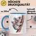 Koala Tierliebhaber Tasse Geschenk Lustige Geschenkidee Spruch Blau Trendation