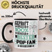 Pop-Fan Geschenk Lustiger Spruch für Pop-Fan Geschenkidee Bester Pop-Fan Der Welt Schwarz Trendation