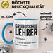 Grundschullehrer Wertschätzung Tasse Geschenk Lustige Geschenkidee Spruch Grundschullehrer Blau Trendation