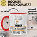 Geschenk für Katzencafégängerin Tasse Lustige Geschenkidee Geburtstag Ich Bin Katzencafégängerin Ich Darf Das Rot Trendation