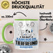 Tierfreund Geschenk Tasse So Gut Kann Nur Ein Tierfreund Aussehen Geschenkidee Kaffee-Becher Grün Trendation