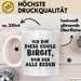 Birgit Tasse Ich Bin Diese Coole Birgit, Von Der Alle Reden Geschenk Weiß Trendation