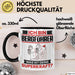 Bergführer Tasse Geschenk für Bergführer Geburtstag Lustiger Spruch Kaffee-Becher Was Ist Deine Superkraft Schwarz Trendation