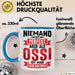 Ossi Tasse Geschenk Niemand Ist Perfekt Aber Als Ossi Ist Man Nah Dran Ostdeutschland Blau Trendation
