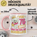 75. Geburtstag Tasse Geschenk Vor 75 Jahren War Ich Mal Die Schnellste Geschenkidee Frauen Mutter Oma Rosa Trendation