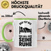 Introvertierter Schlafliebhaber Tasse Geschenk Lustige Geschenkidee Spruch Der Tut Nix Der Will Nur Seine Ruhe Grün Trendation