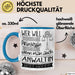 Anwältin Tasse Geschenk Spruch Wer Will Schon Prinzessin Sein Wenn Man Auch Anwältin Sein Kann Blau Trendation