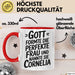 Cornelia Tasse Geschenk Gott Formte Die Perfekte Frau Cornelia Geschenkidee Rot Trendation