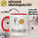 Geschenk für Abenteuerreisende Tasse Lustige Geschenkidee Geburtstag Ich Bin Abenteuerreisende Ich Darf Das Rot Trendation