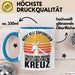 Christen Tasse Geschenk Christlich Glauben Kirche Geschenkidee Für Jesus-Fans Superhelden Meiner Trug Ein Kreuz Blau Trendation