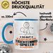 Tischtennisspieler Geschenk Tasse So Gut Kann Nur Ein Tischtennisspieler Aussehen Geschenkidee Kaffee-Becher Blau Trendation