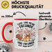 Vegan Vegetarisch Tasse Geschenk Lustige Geschenkidee Spruch Tier Sind Meine Freunde Rot Trendation