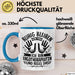 Ergotherapeutin Tasse Geschenk Ruhig Bleiben Ich Bin Ergotherapeutin Und Regel Das Geschenkidee Blau Trendation