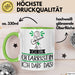 Geschenk für Gitarristin Tasse Lustige Geschenkidee Geburtstag Ich Bin Gitarristin Ich Darf Das Grün Trendation