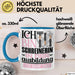 Schreinerin Ausbildung Start Geschenk Tasse Ich Bin Schreinerin In Der Ausbildung Ich Darf Das Kaffee-Becher Geschenkidee Blau Trendation