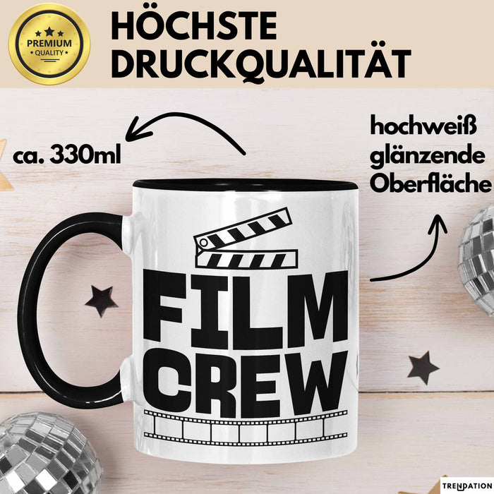 Film-Crew Tasse Geschenk Fime-Macher Geschenkidee Becher Trendation
