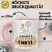 Enkel Geschenk Tasse So Gut Kann Nur Ein Enkel Aussehen Geschenkidee Kaffee-Becher Rosa Trendation