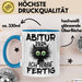 Abitur 2025 Ich Habe Fertig Geschenkidee Tasse Abi Bestanden Geschenk Prüfung Blau Trendation