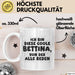 Bettina Tasse Ich Bin Diese Coole Bettina, Von Der Alle Reden Geschenk Weiß Trendation