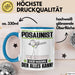 Posaunist Tasse Geschenk für Posaunist Der Mann Der Alles Kann Geschenkidee zum Geburtstag Blau Trendation