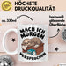 Faules Faultier Tasse Geschenk Lustige Geschenkidee Spruch Mach Ich Morgen Versprochen Weiß Trendation