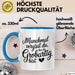 Frauentag Tasse Geschenk Lustige Geschenkidee Spruch Manchmal Vergisst Du Dass Du Großartig Bist Blau Trendation