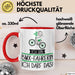 Geschenk für BMX-Fahrerin Tasse Lustige Geschenkidee Geburtstag Ich Bin BMX-Fahrerin Ich Darf Das Rot Trendation