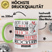 Rockerin Geschenk Becher Tasse Gott Schuf Alle Menschen Gleich Nur Die Besten Durfeten Rockerin Werden Geschenkidee Lustig Grün Trendation