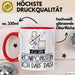 Geschenk für Komponistin Tasse Lustige Geschenkidee Geburtstag Ich Bin Komponistin Ich Darf Das Rot Trendation