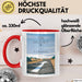 Büroarbeit Kollege Abschied Tasse Geschenk Lustige Geschenkidee Spruch Zum Abschied Alle Guten Wünsche Bereit Für Neue Abenteuer Rot Trendation