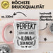 Ilona Tasse Geschenk Perfekt Sein Kann Jeder Geschenkidee Geburtstag Rosa Trendation