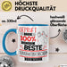 Beste Tierverhaltensforscherin Der Welt Tasse Geschenk für Eine Tierverhaltensforscherin Geprüft Und Sicher Geschenkidee Geburtstag Weihnachten Blau Trendation