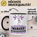 Manager Geschenk Tasse Ich Bin Manager Aber Sag Doch Einfach Superheld Lustige Geschenkdiee für Manager Kaffee-Becher Schwarz Trendation