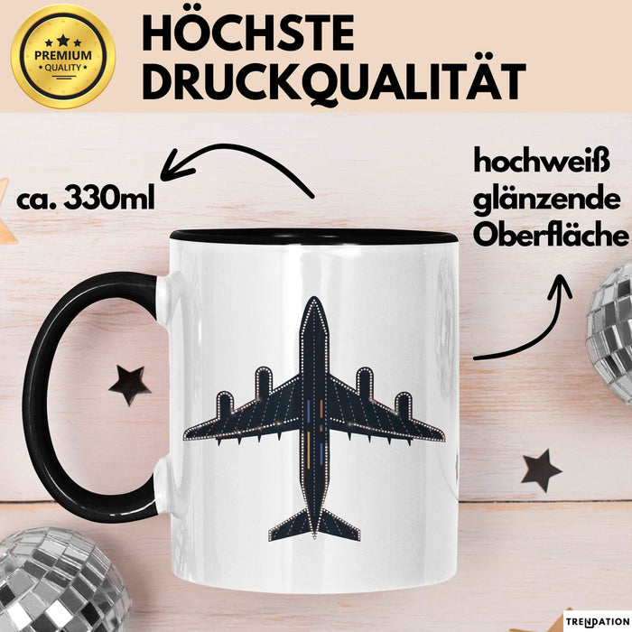 Flughafenmitarbeiter Tasse Geschenkidee für Crew Mitglied Trendation